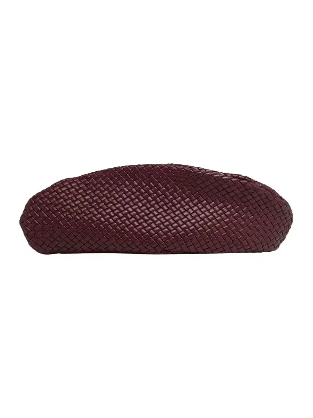 Padded Leather Sculptural Clutch Bag Padded Leather Sculptural Clutch Bag