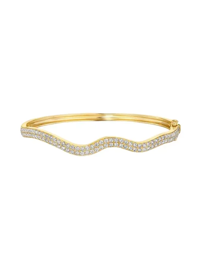 18K Rio Diamond Double Bangle Bracelet 18K Rio Diamond Double Bangle Bracelet