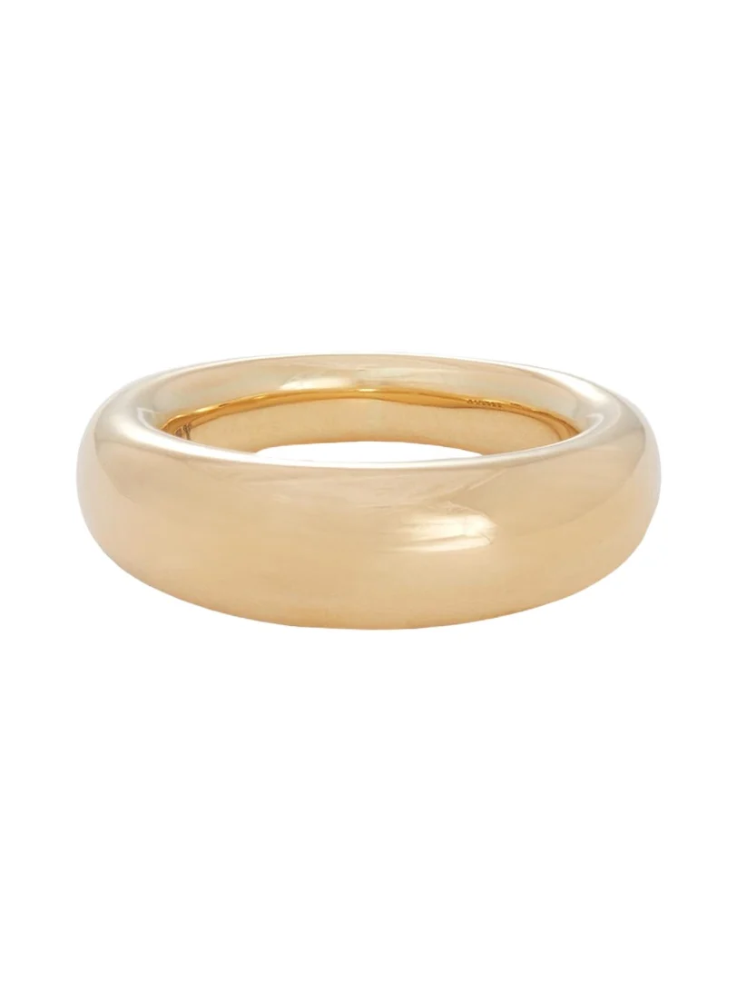 18K Yellow Gold Dome Ring, 7mm