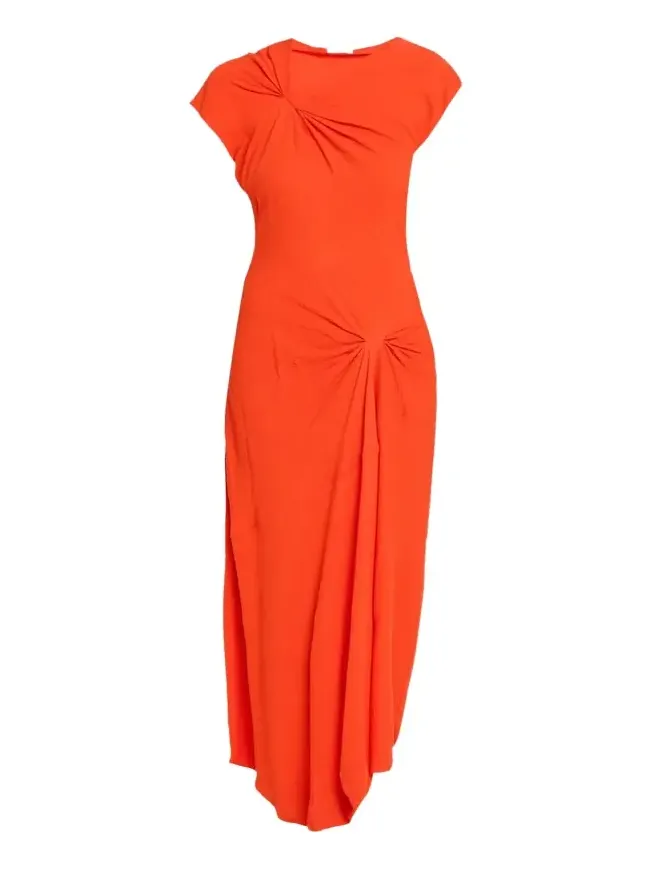 A.L.C. Willa Gathered Asymmetric Slip Dress