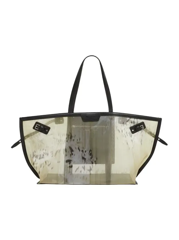 Days Printed Mesh Carryall Tote Bag Days Printed Mesh Carryall Tote Bag