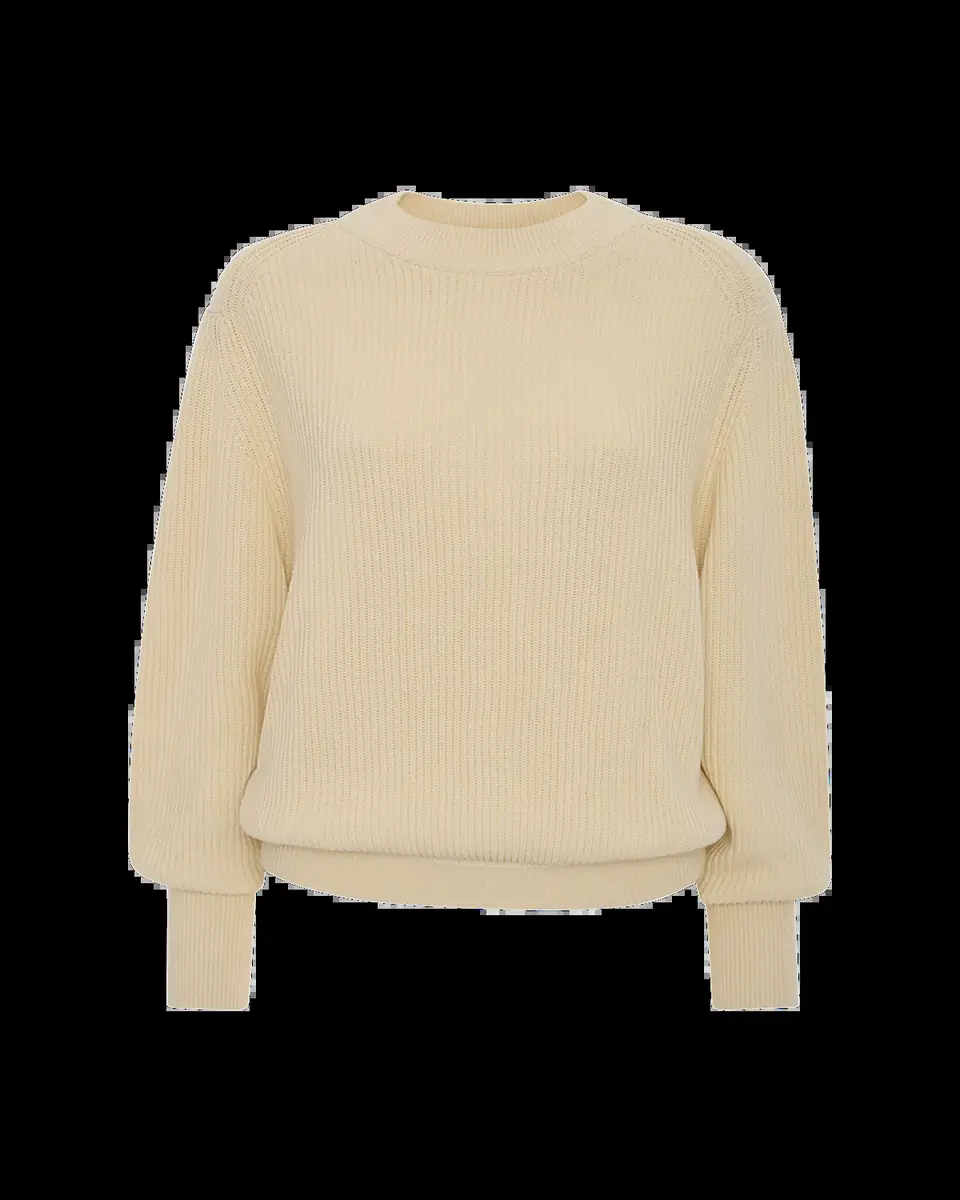 Victoria Beckham Relaxed Rib Knit Crewneck Sweater | Thumbnail 2 Victoria Beckham Relaxed Rib Knit Crewneck Sweater | Thumbnail 2