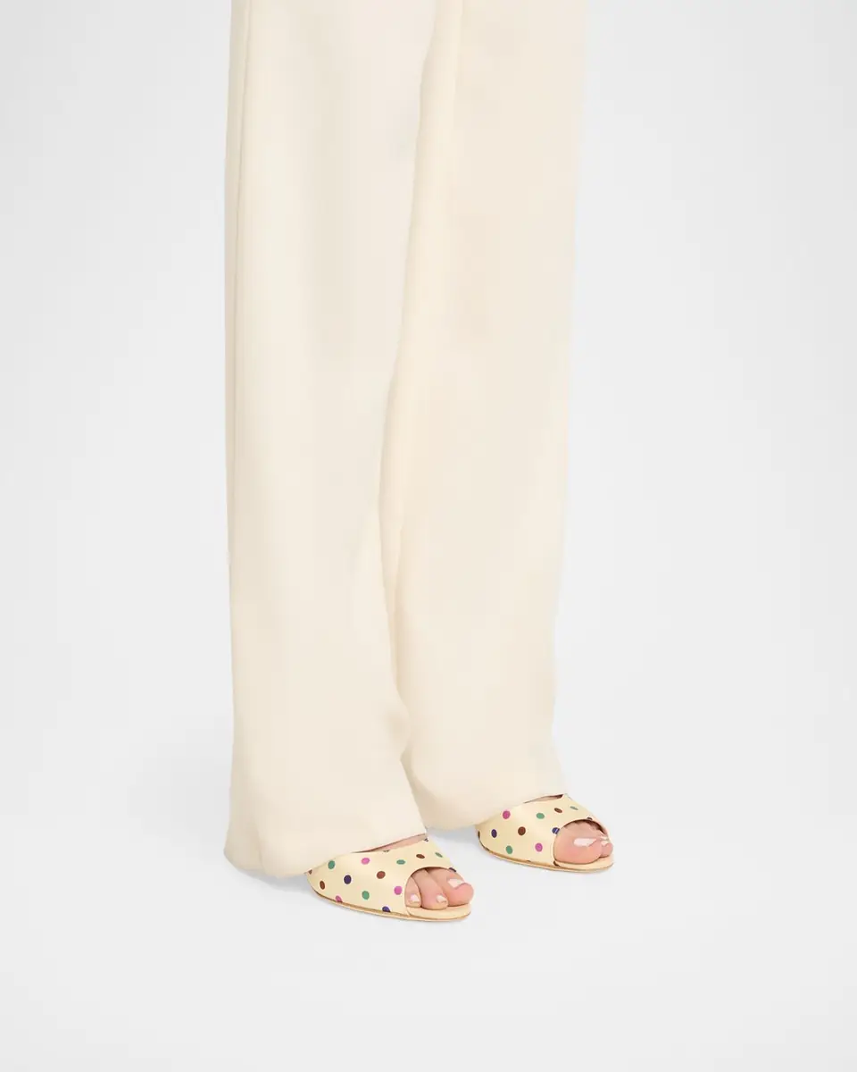 Manolo Blahnik 50mm Jadaron Polka-Dot Twill Mules | Thumbnail 6 Manolo Blahnik 50mm Jadaron Polka-Dot Twill Mules | Thumbnail 6