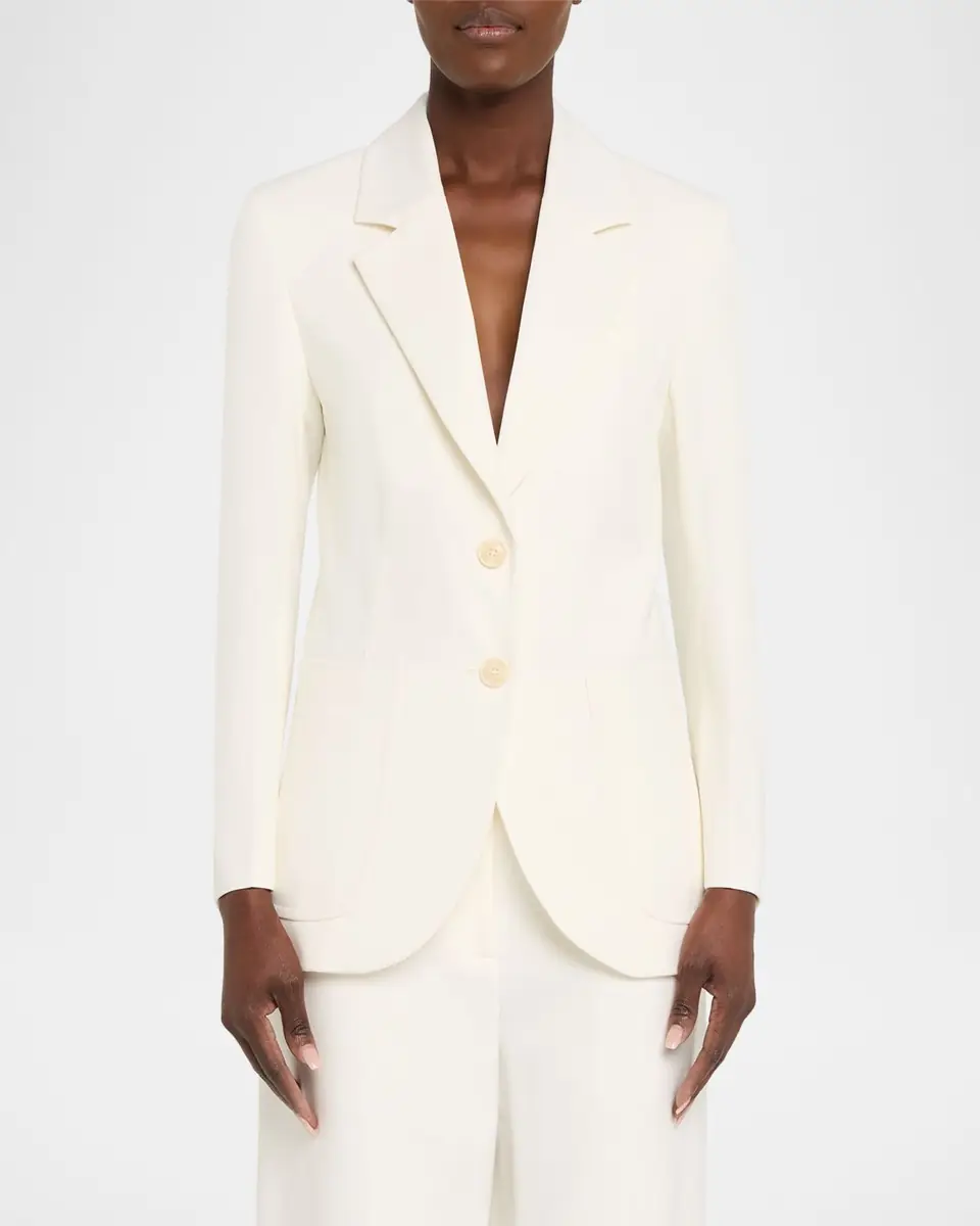 Victoria Beckham Patch-Pocket Single-Breasted Jacket | Thumbnail 8 Victoria Beckham Patch-Pocket Single-Breasted Jacket | Thumbnail 8