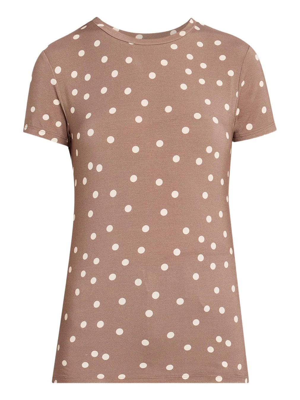 L'Agence Ressi Short-Sleeve Polka Dot Tee