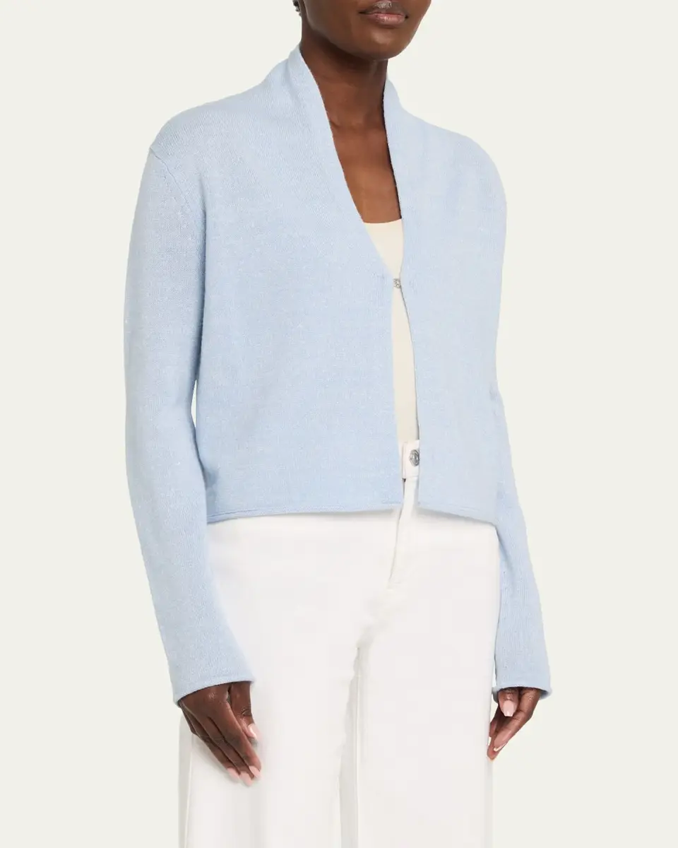 Guest In Residence Stealth Cashmere-Linen Cardigan | Thumbnail 8 Guest In Residence Stealth Cashmere-Linen Cardigan | Thumbnail 8