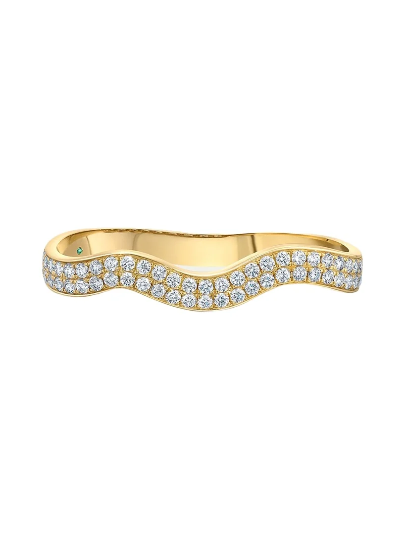 18K Rio Diamond Double Finger Ring 18K Rio Diamond Double Finger Ring