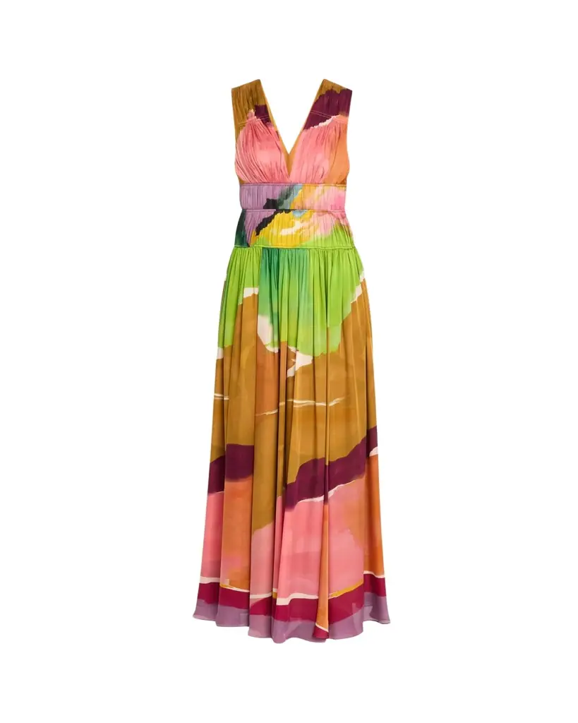 Ulla Johnson x Helen Frankenthaler Boheme Silk-Chiffon Gown | Image 1 Ulla Johnson x Helen Frankenthaler Boheme Silk-Chiffon Gown | Image 1