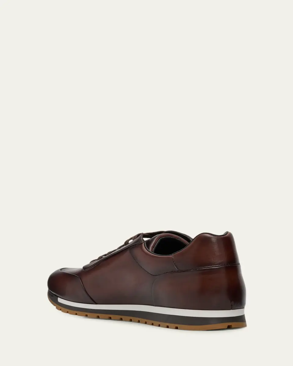 Magnanni Men's Ibiza II Leather Low-Top Sneakers | Thumbnail 2 Magnanni Men's Ibiza II Leather Low-Top Sneakers | Thumbnail 2