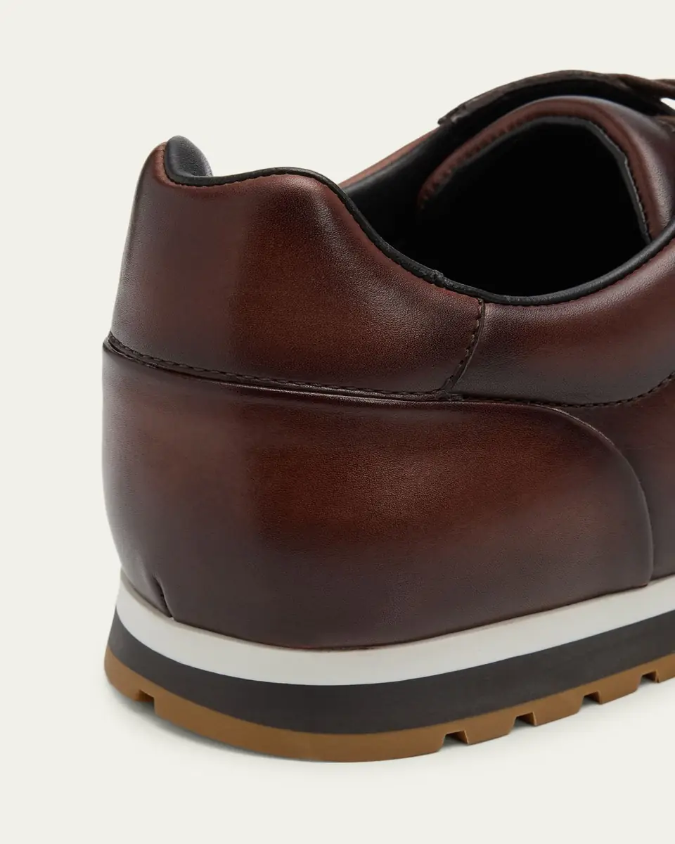 Magnanni Men's Ibiza II Leather Low-Top Sneakers | Thumbnail 3 Magnanni Men's Ibiza II Leather Low-Top Sneakers | Thumbnail 3