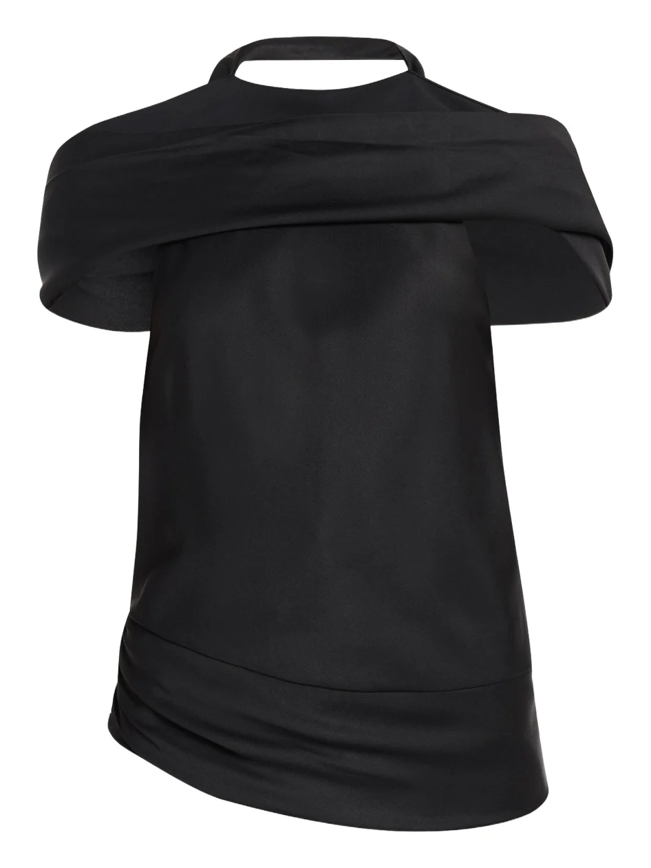 Samira Satin Cape Top Samira Satin Cape Top