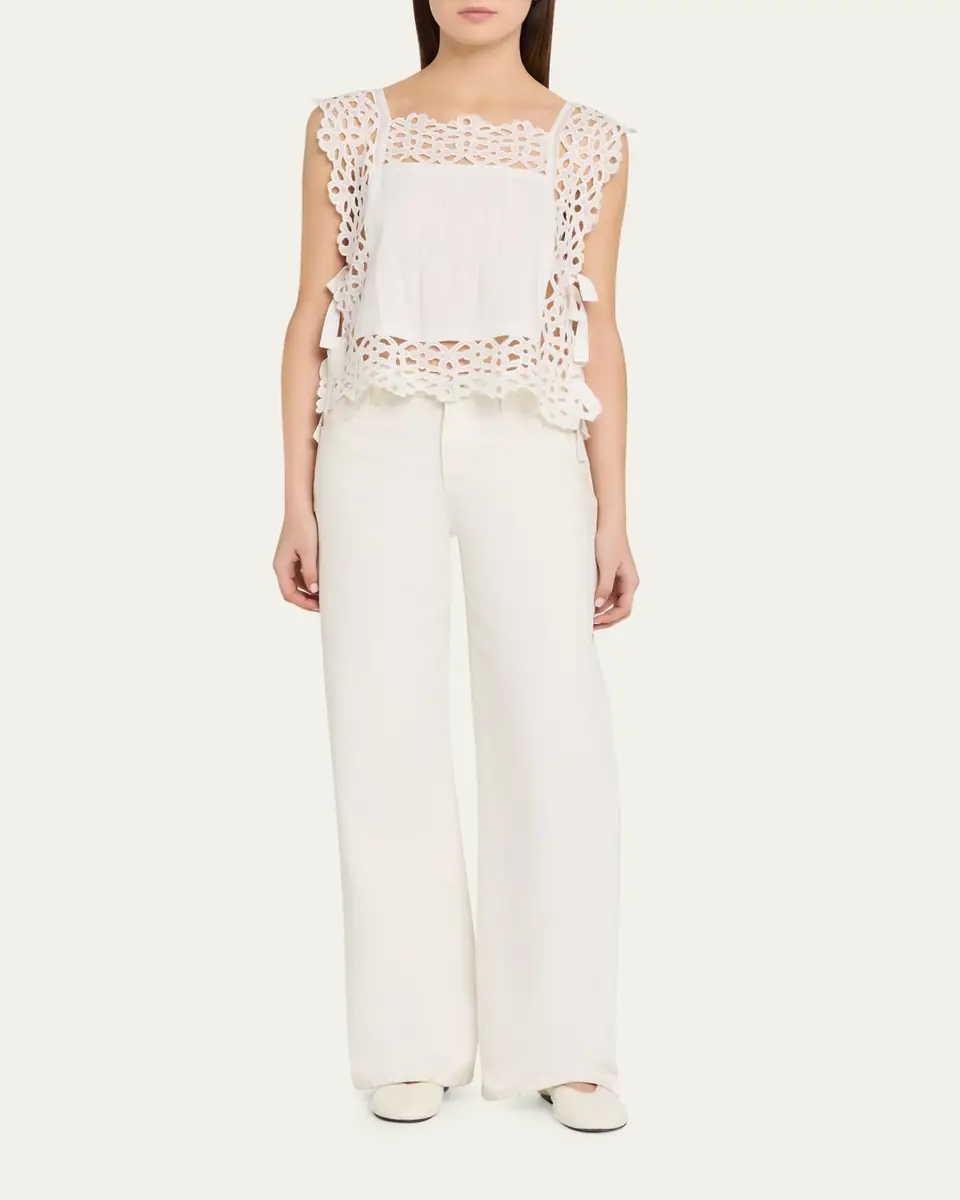 Sea Leila Eyelet Embroidered Blouse | Thumbnail 2 Sea Leila Eyelet Embroidered Blouse | Thumbnail 2