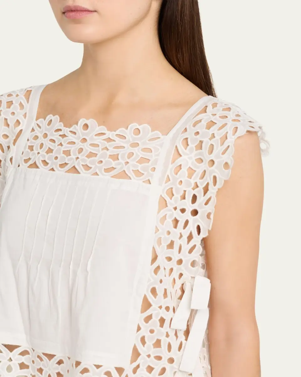 Sea Leila Eyelet Embroidered Blouse | Thumbnail 5 Sea Leila Eyelet Embroidered Blouse | Thumbnail 5
