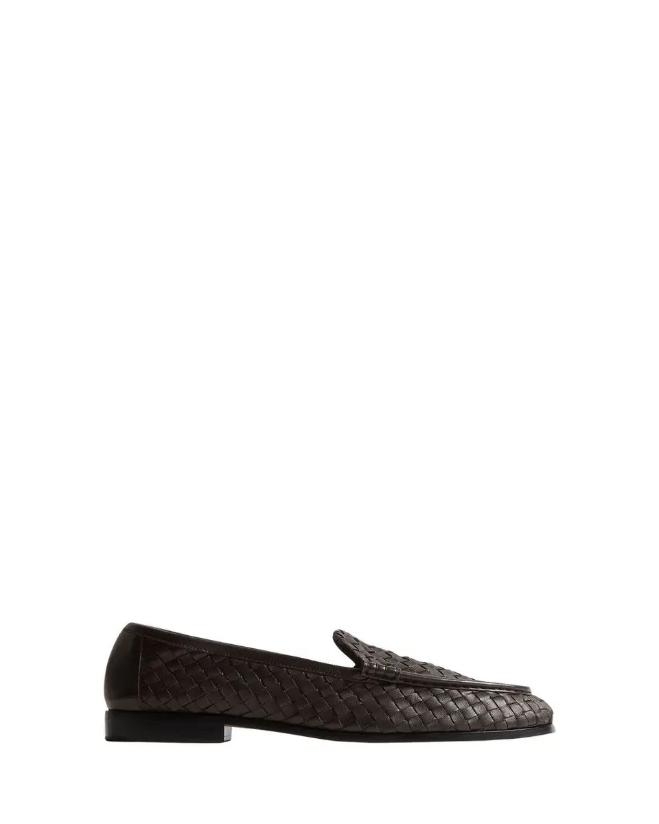 Bottega Veneta Men's Silenzio Intrecciato Napa Leather Loafers | Thumbnail 5 Bottega Veneta Men's Silenzio Intrecciato Napa Leather Loafers | Thumbnail 5