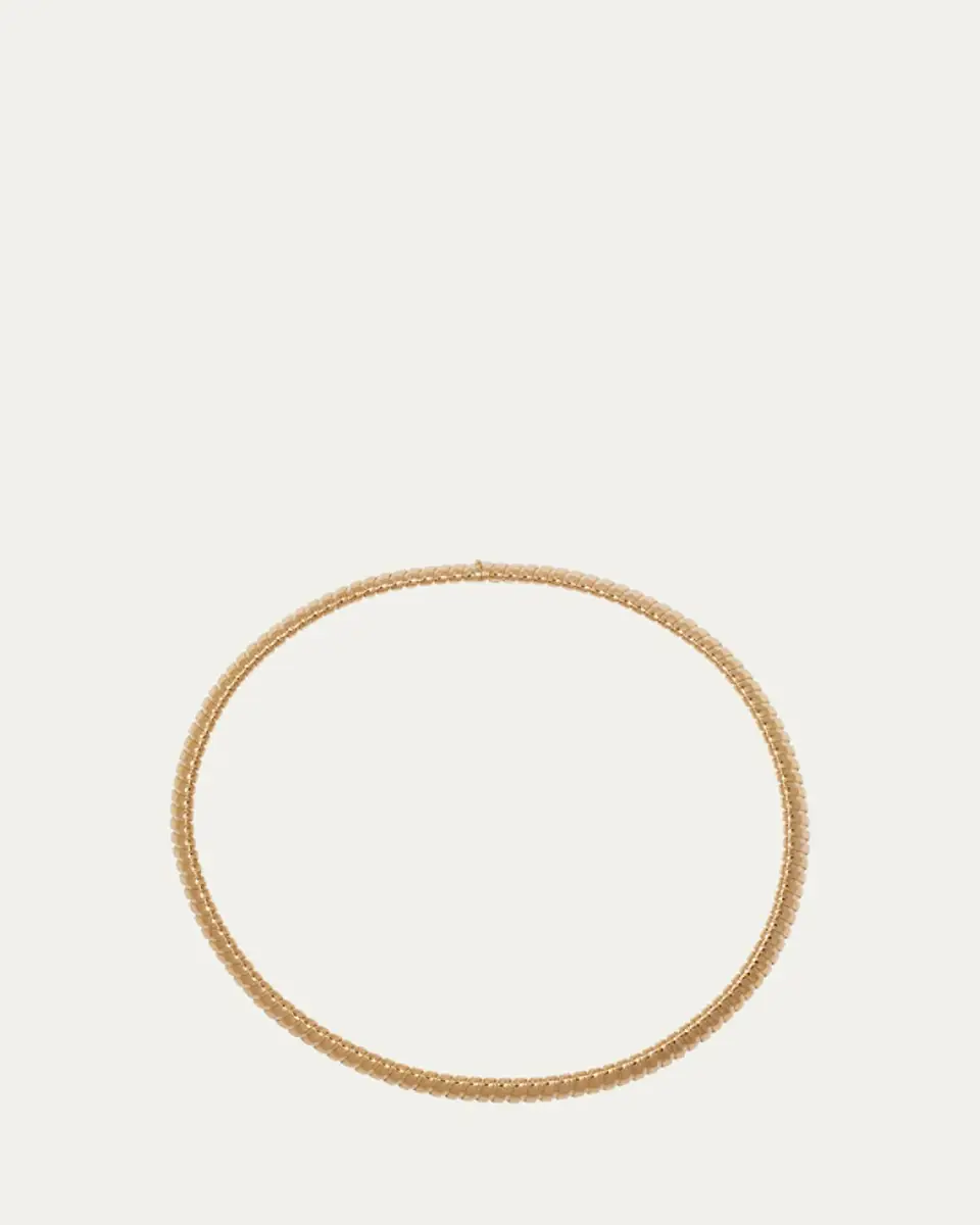 SIDNEY GARBER 18K Yellow Gold Single Band Collana Necklace, 16"L | Thumbnail 2 SIDNEY GARBER 18K Yellow Gold Single Band Collana Necklace, 16"L | Thumbnail 2