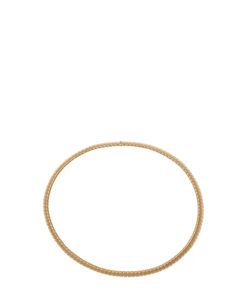 SIDNEY GARBER 18K Yellow Gold Single Band Collana Necklace, 16"L | Image 1 SIDNEY GARBER 18K Yellow Gold Single Band Collana Necklace, 16"L | Image 1
