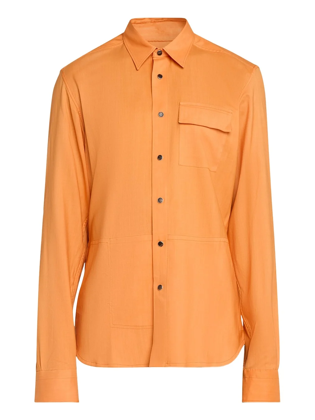 Men's Cashmere Pocket Snap-Placket Shirt Men's Cashmere Pocket Snap-Placket Shirt