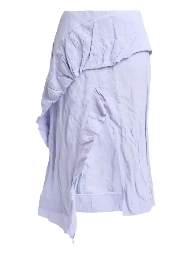 Hansly Textured Cotton Skirt
