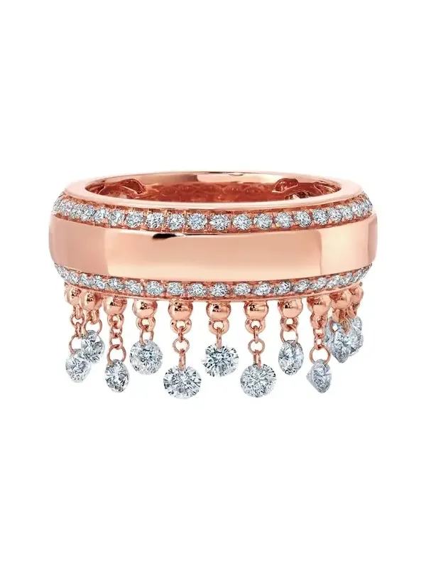 18K Floating Diamond Cigar Band 18K Floating Diamond Cigar Band