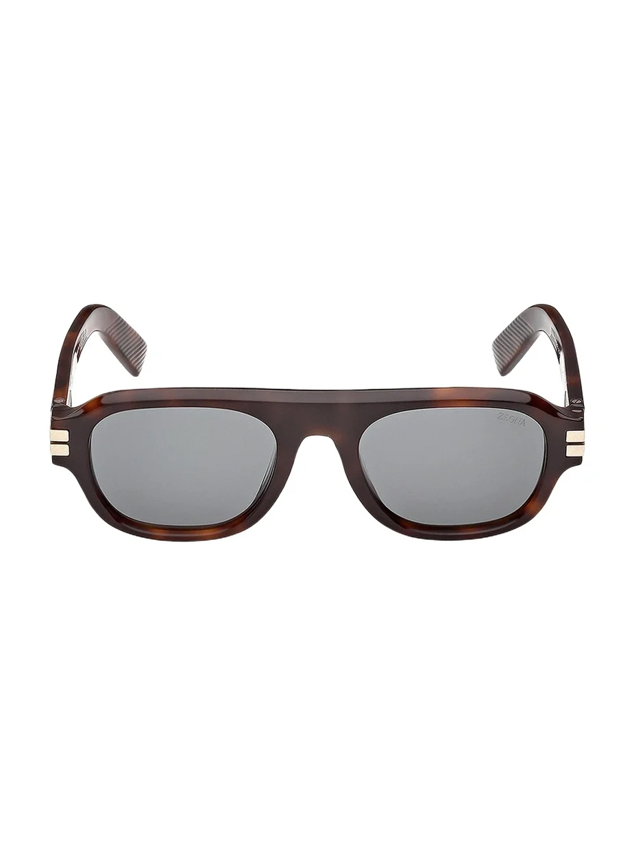 52mm Acetate Round Sunglasses
