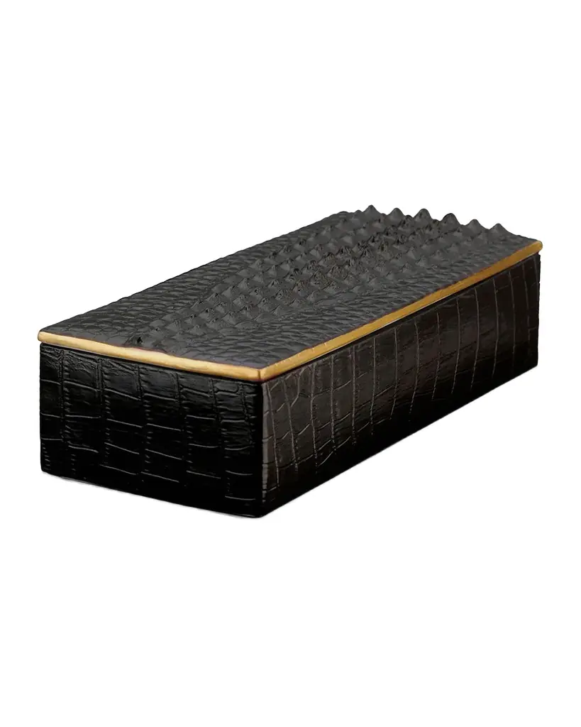L'Objet Crocodile Rectangular Box