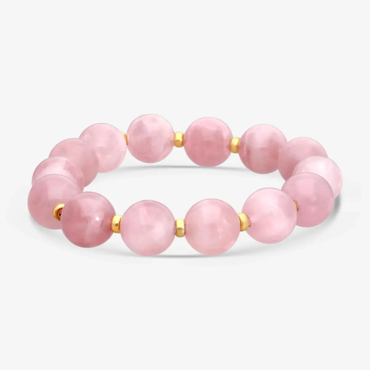 GOSHWARA Goshwara Beyond Rose Quarts and 18K Yellow Gold Beads Bracelet by The Solist | Thumbnail 2 GOSHWARA Goshwara Beyond Rose Quarts and 18K Yellow Gold Beads Bracelet by The Solist | Thumbnail 2