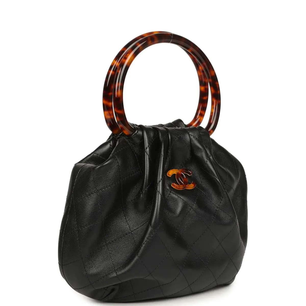 Chanel Chanel Small Pouch Black Shiny Lambskin Tortoiseshell Hardware | Thumbnail 2 Chanel Chanel Small Pouch Black Shiny Lambskin Tortoiseshell Hardware | Thumbnail 2