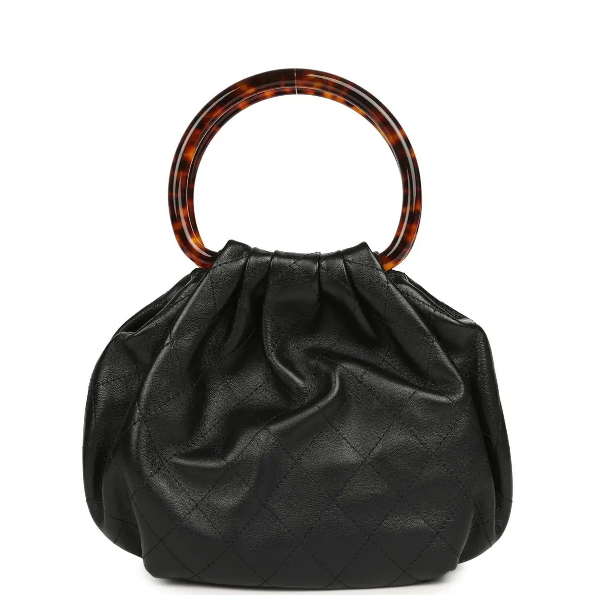 Chanel Chanel Small Pouch Black Shiny Lambskin Tortoiseshell Hardware | Thumbnail 4 Chanel Chanel Small Pouch Black Shiny Lambskin Tortoiseshell Hardware | Thumbnail 4