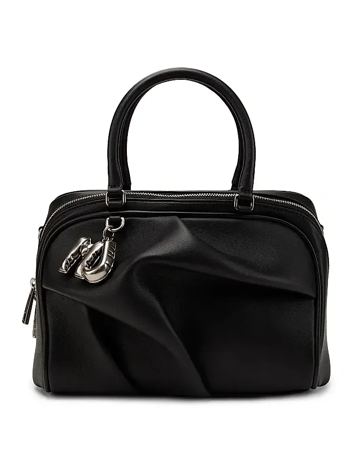 Women's The Small Wave Leather Top Handle Bag