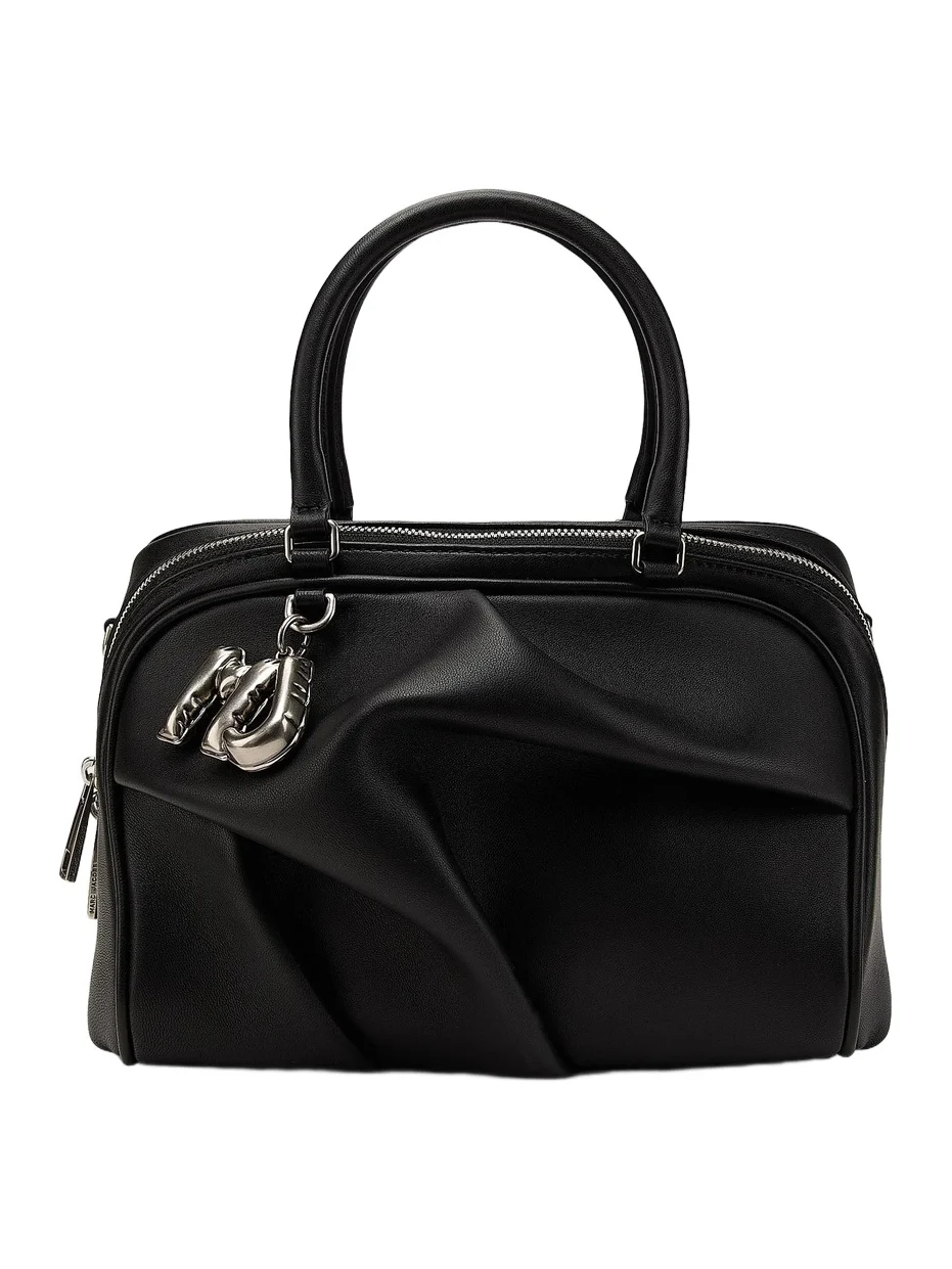 Women's The Small Wave Leather Top Handle Bag