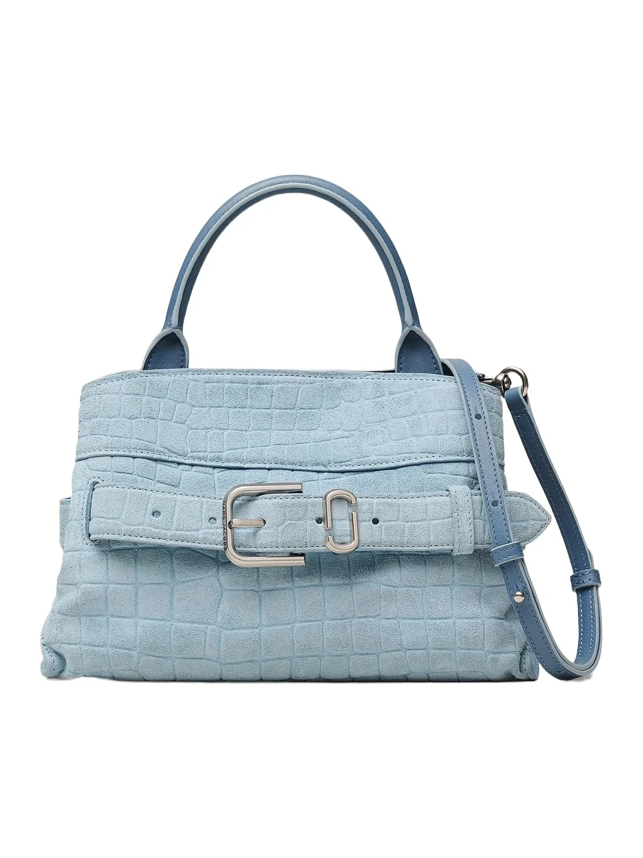 Marc Jacobs Women's The Dakota Small Croc Suede Satchel Bag