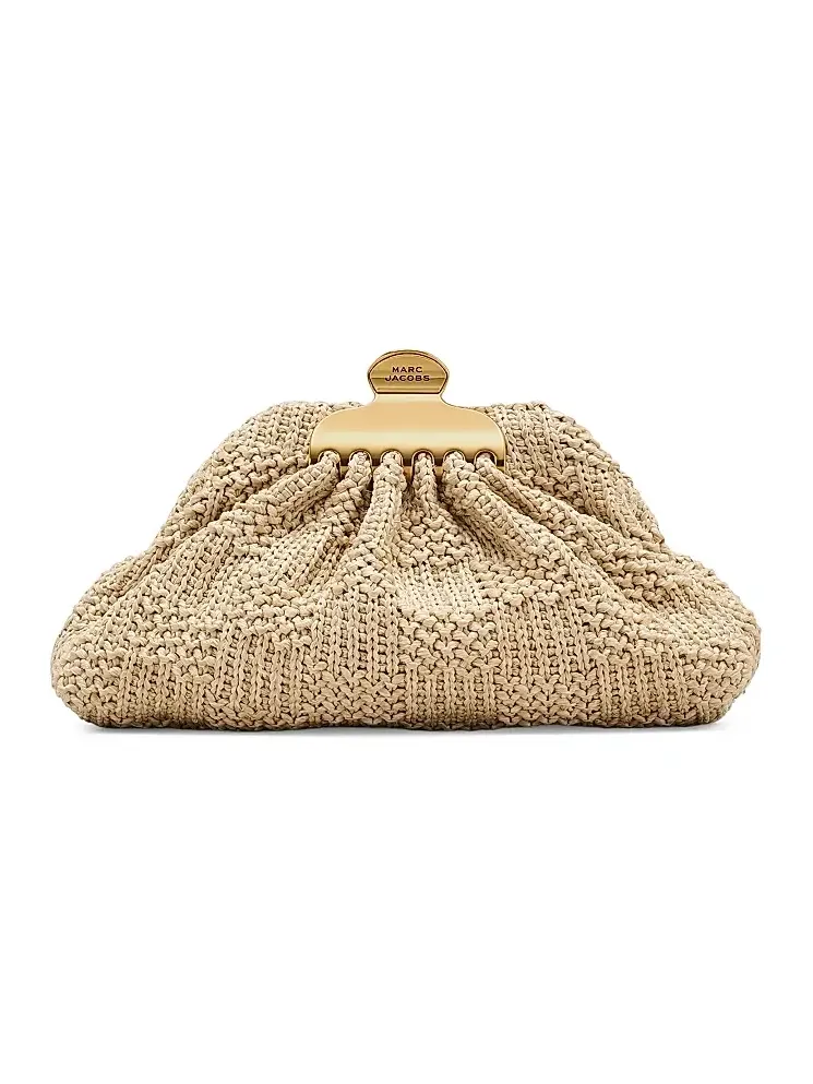 Women's The Summer Woven Glam Claw Clip Small Clutch Women's The Summer Woven Glam Claw Clip Small Clutch