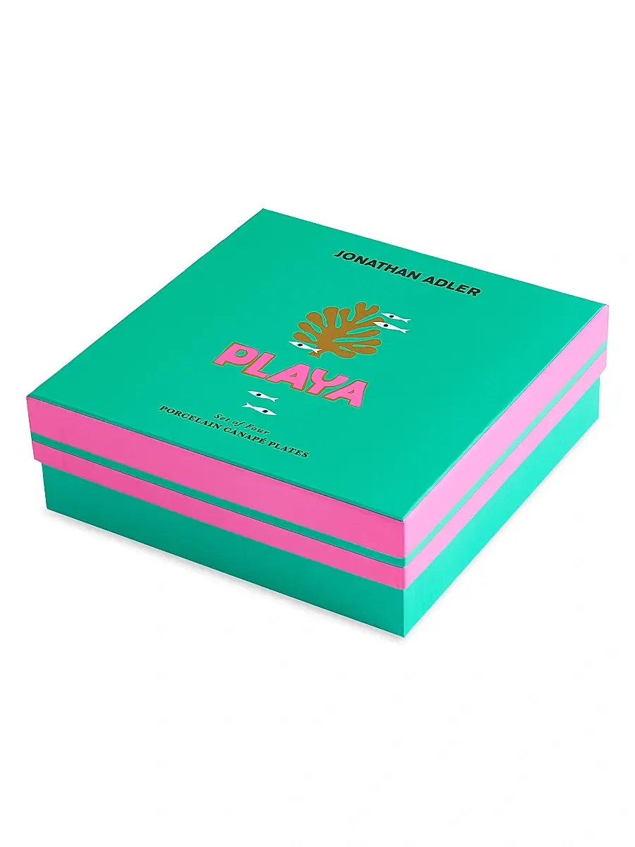Jonathan Adler Playa 4-Piece Small Plates Set | Thumbnail 3