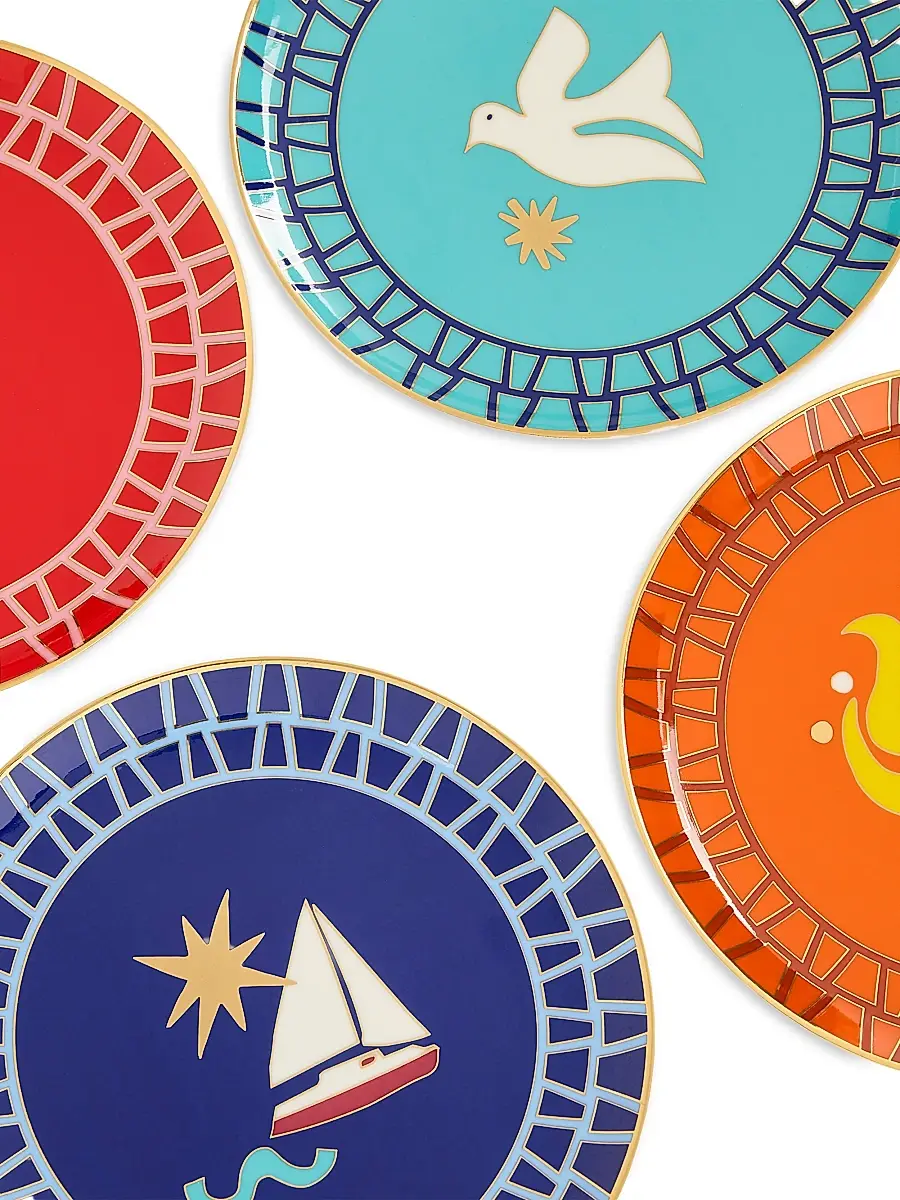 Jonathan Adler Playa 4-Piece Small Plates Set | Thumbnail 4