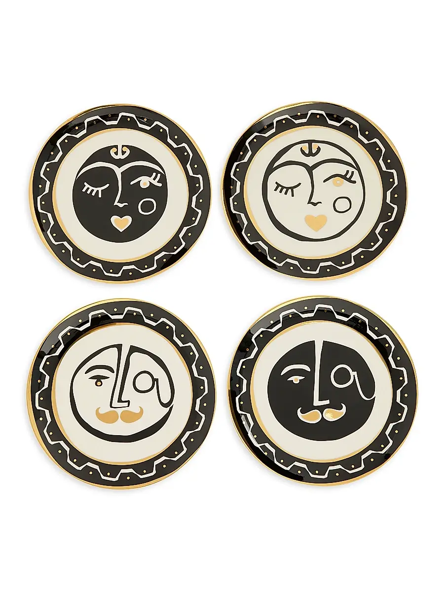 Jonathan Adler Marseilles 4-Piece Small Plates Set