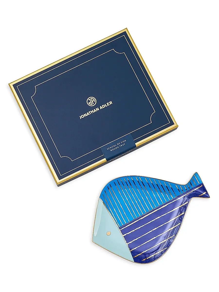 Jonathan Adler School Of Fish Round Tray | Thumbnail 2 Jonathan Adler School Of Fish Round Tray | Thumbnail 2