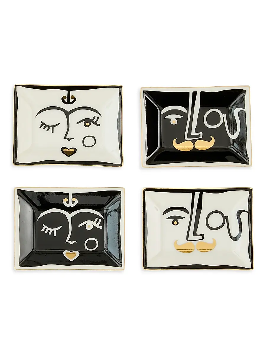 Jonathan Adler Marseilles 4-Piece Petite Tray Set