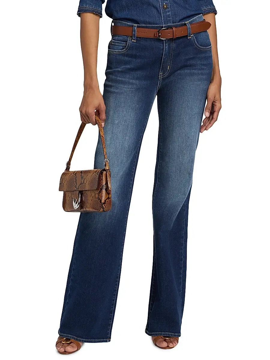 Kobi Halperin Women's Eden Denim Low-Rise Flared Jeans | Thumbnail 3 Kobi Halperin Women's Eden Denim Low-Rise Flared Jeans | Thumbnail 3