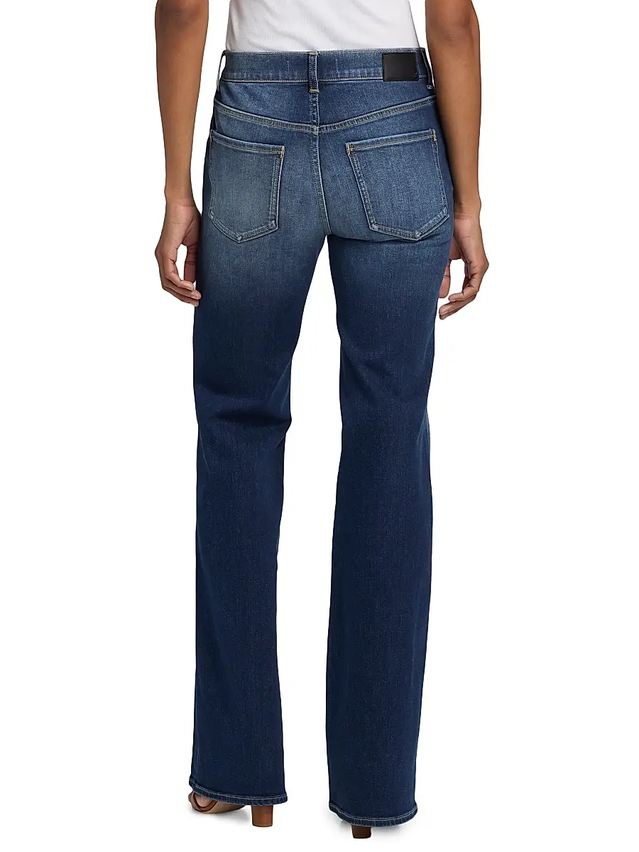 Kobi Halperin Women's Eden Denim Low-Rise Flared Jeans | Thumbnail 5 Kobi Halperin Women's Eden Denim Low-Rise Flared Jeans | Thumbnail 5