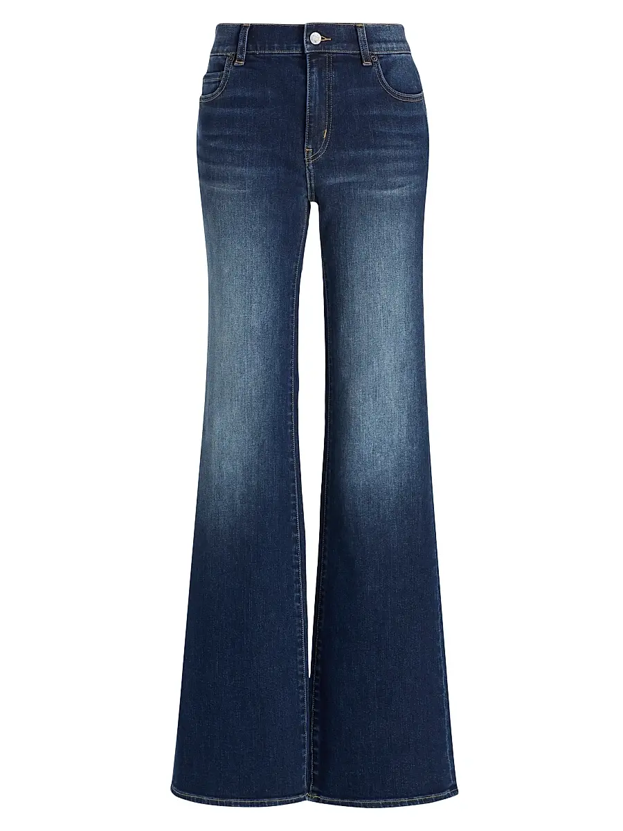 Kobi Halperin Women's Eden Denim Low-Rise Flared Jeans | Image 1 Kobi Halperin Women's Eden Denim Low-Rise Flared Jeans | Image 1