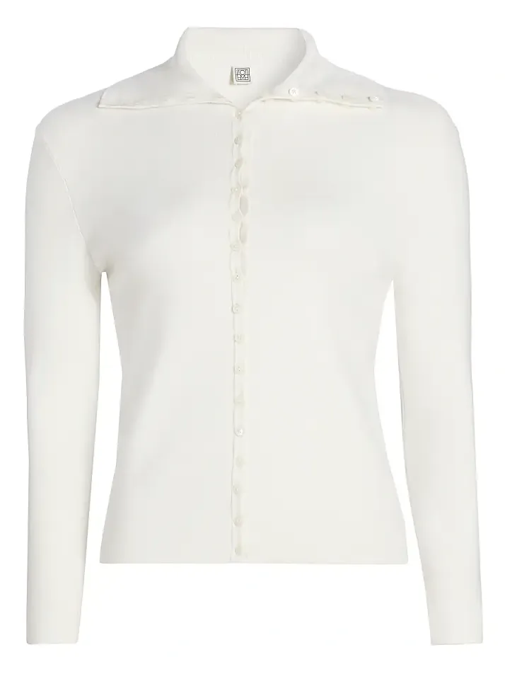 Women's Fitted Polo Cardigan Women's Fitted Polo Cardigan