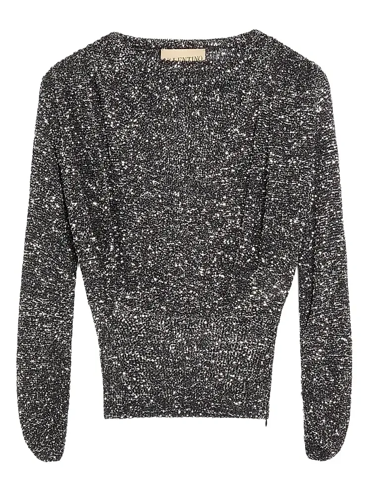 Valentino Women's Sequin Thread Jumper