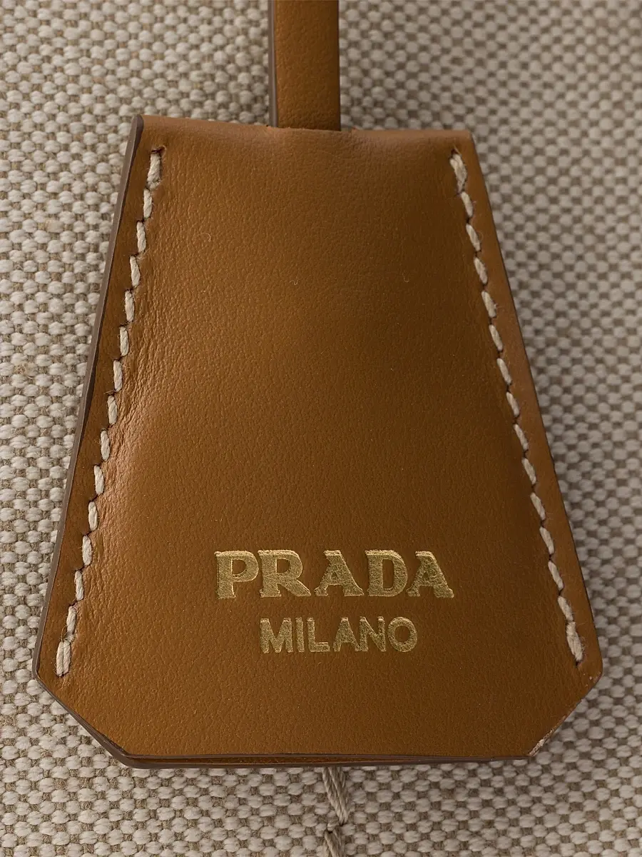 Prada Women's Jardinière Small Cotton Canvas Top Handle Bag | Thumbnail 5 Prada Women's Jardinière Small Cotton Canvas Top Handle Bag | Thumbnail 5