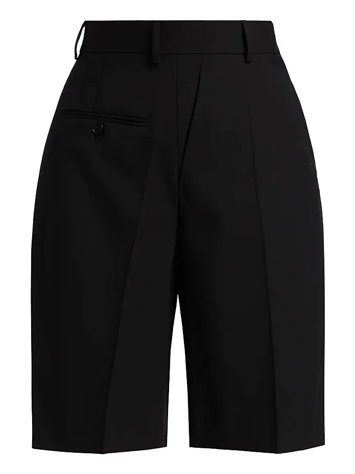 Women's Tailored Wool-Blend Bermuda Shorts Women's Tailored Wool-Blend Bermuda Shorts