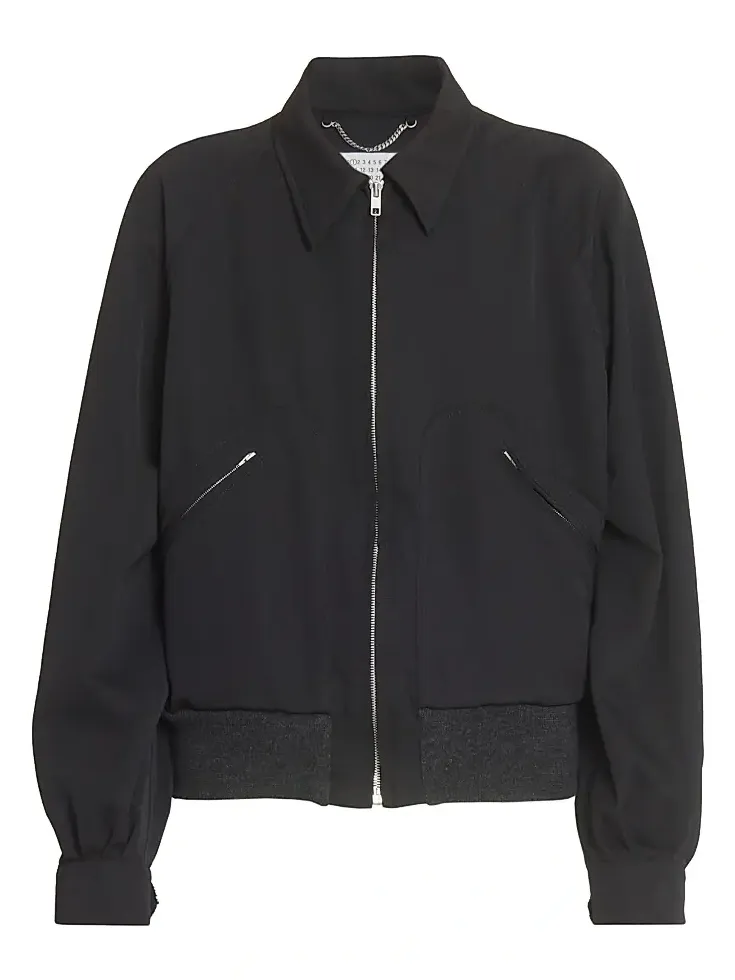 Women's Wool Gabardine Zip Jacket Women's Wool Gabardine Zip Jacket