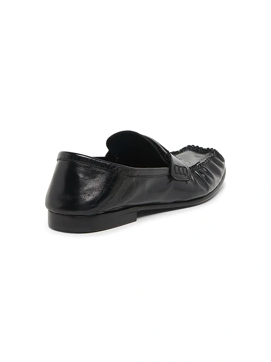 Marni Men's Leather Moccasin Loafers - Black | Thumbnail 3 Marni Men's Leather Moccasin Loafers - Black | Thumbnail 3