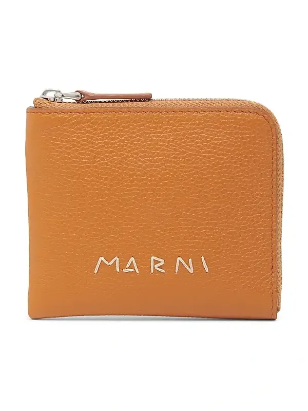 Marni Men's Zip Around Leather Wallet