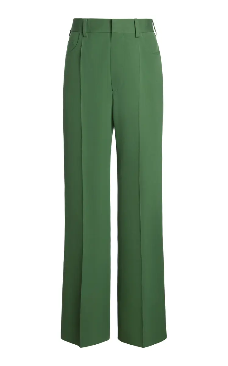 Marni Belted Wool Wide-Leg Pants