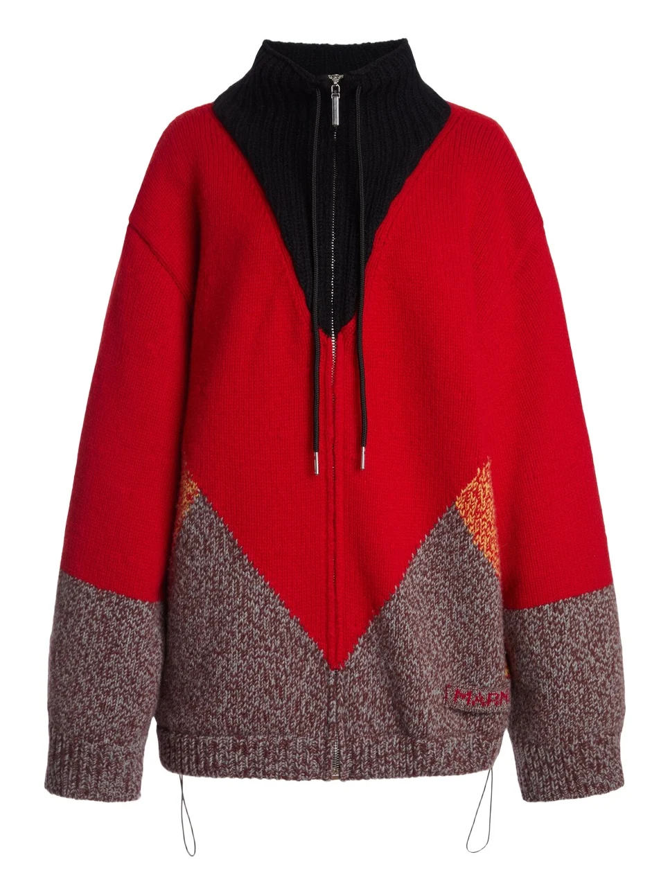 Colorblocked Wool-Cashmere Jacket Colorblocked Wool-Cashmere Jacket