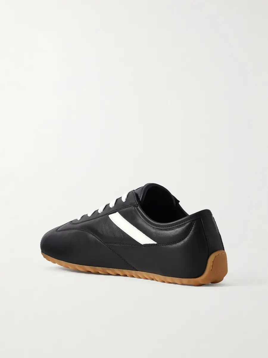 Alexander McQueen Logo-Print Leather Sneakers - Men | Thumbnail 4